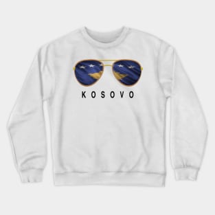 Kosovo Sunglasses, Kosovo Flag, Kosovo gift ,  Kosovar ,  Kosovan Crewneck Sweatshirt